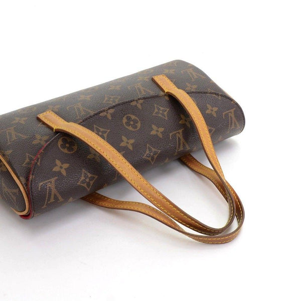 LOUIS VUITTON Monogram Canvas Sonatine Handbag