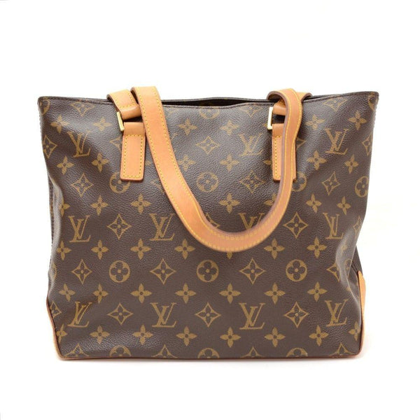 LOUIS VUITTON Cabas Piano Monogram Canvas Shoulder Handbag