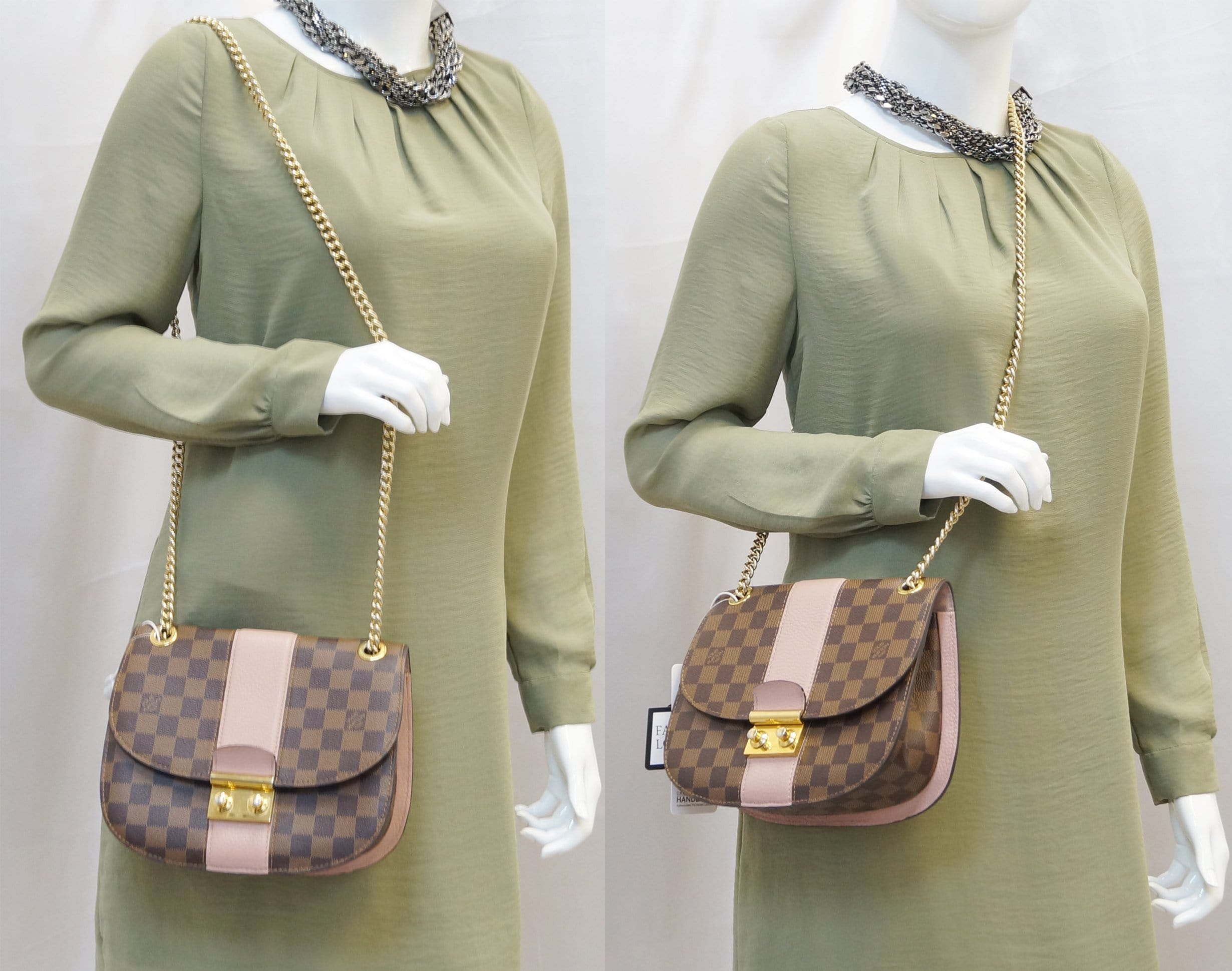 Louis Vuitton Wight Damier Ebene Shoulder Crossbody Bag