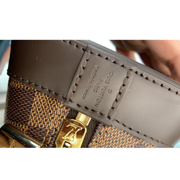 Alma cloth handbag Louis Vuitton Brown in Cloth - 36087057