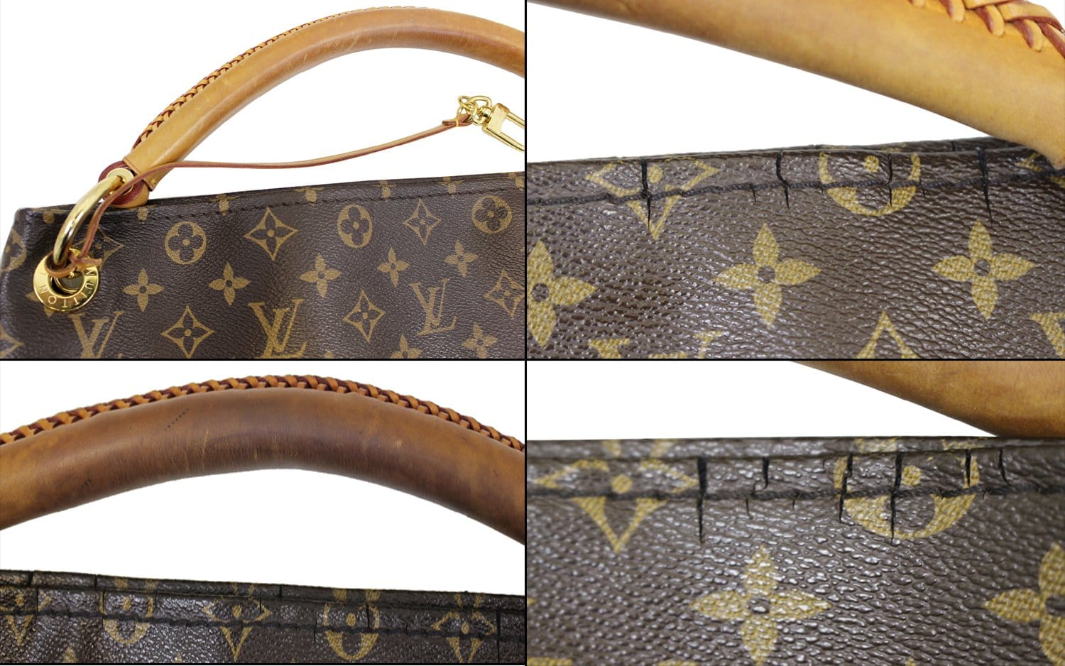 LOUIS VUITTON Artsy GM Monogram Canvas Hobo Shoulder Bag-US