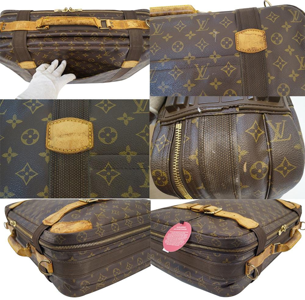 Louis Vuitton BAGAGES satellite 60 in canvas monogrammed…