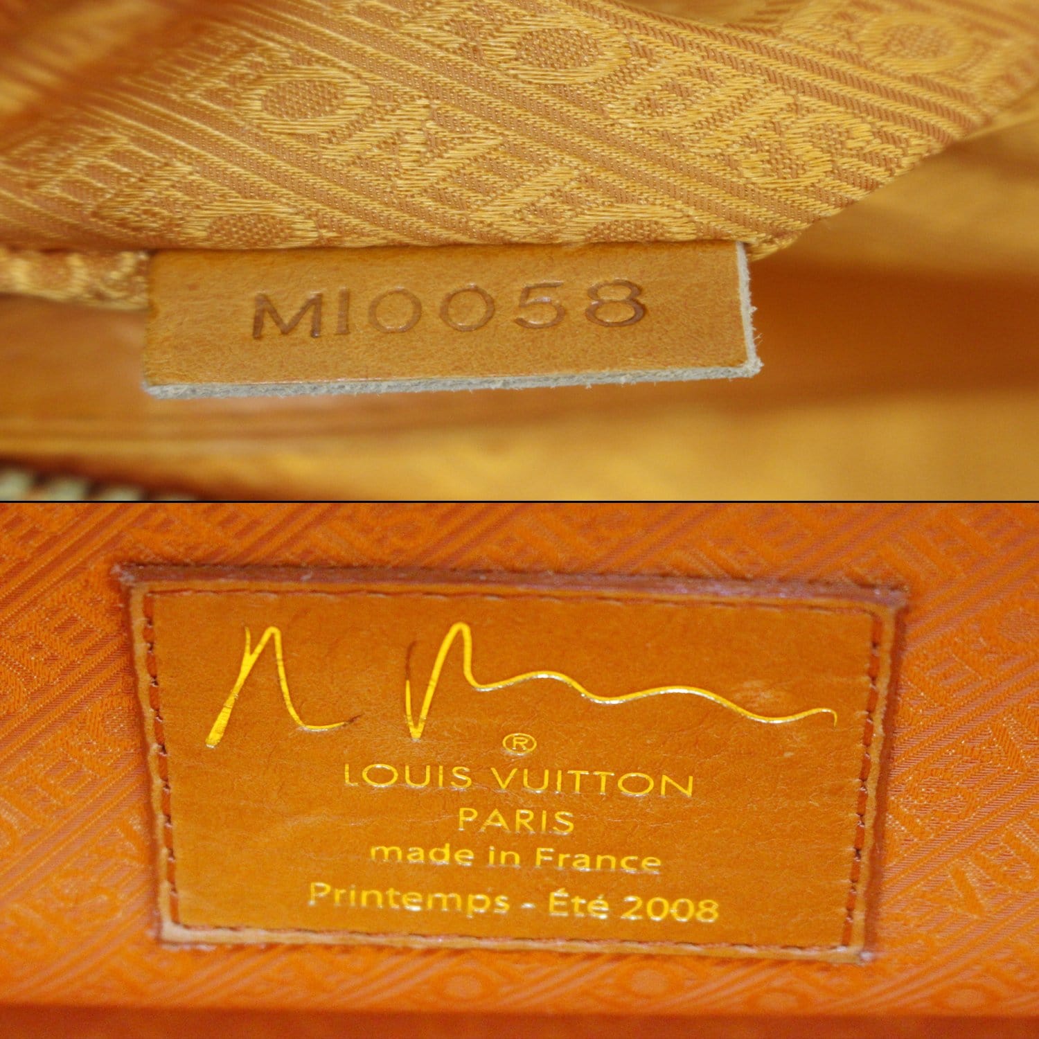 Louis Vuitton Vintage Yellow Multicolor Monogram Pulp Limited