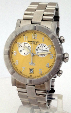 Raymond Weil W1 8000 Parsifal Chronograph Date Mens Watch Stainless Steel