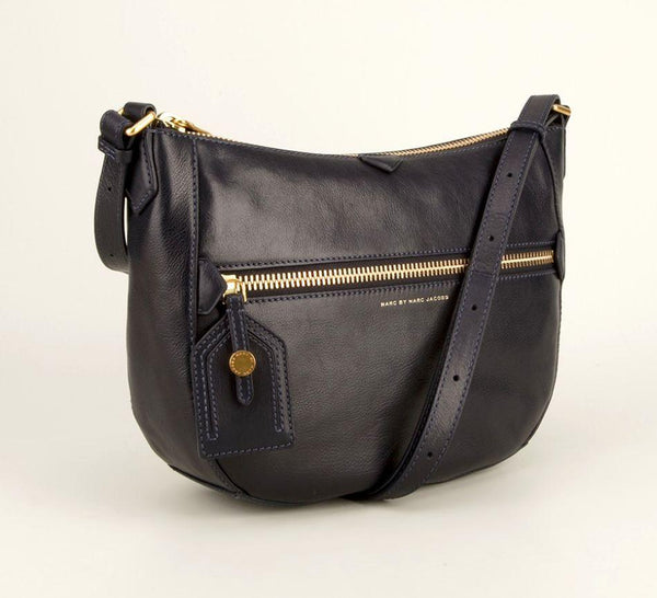 Marc Jacobs Globetrotter Messenger Womens Bag in Midnight Navy