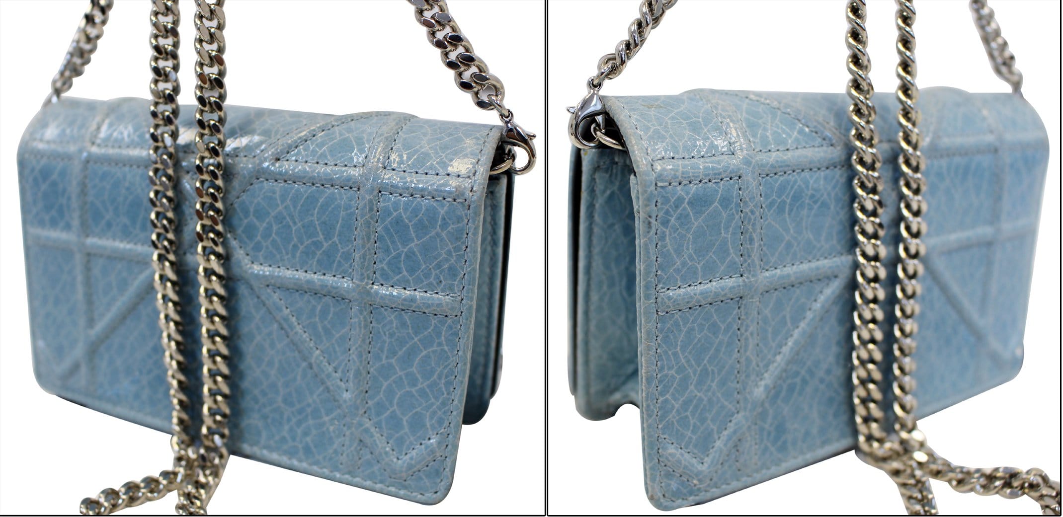 Dior Metallic Diorama Shoulder Bag