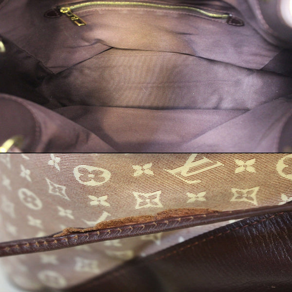 LOUIS VUITTON Noe Encre Monogram Idylle Canvas Shoulder Bag