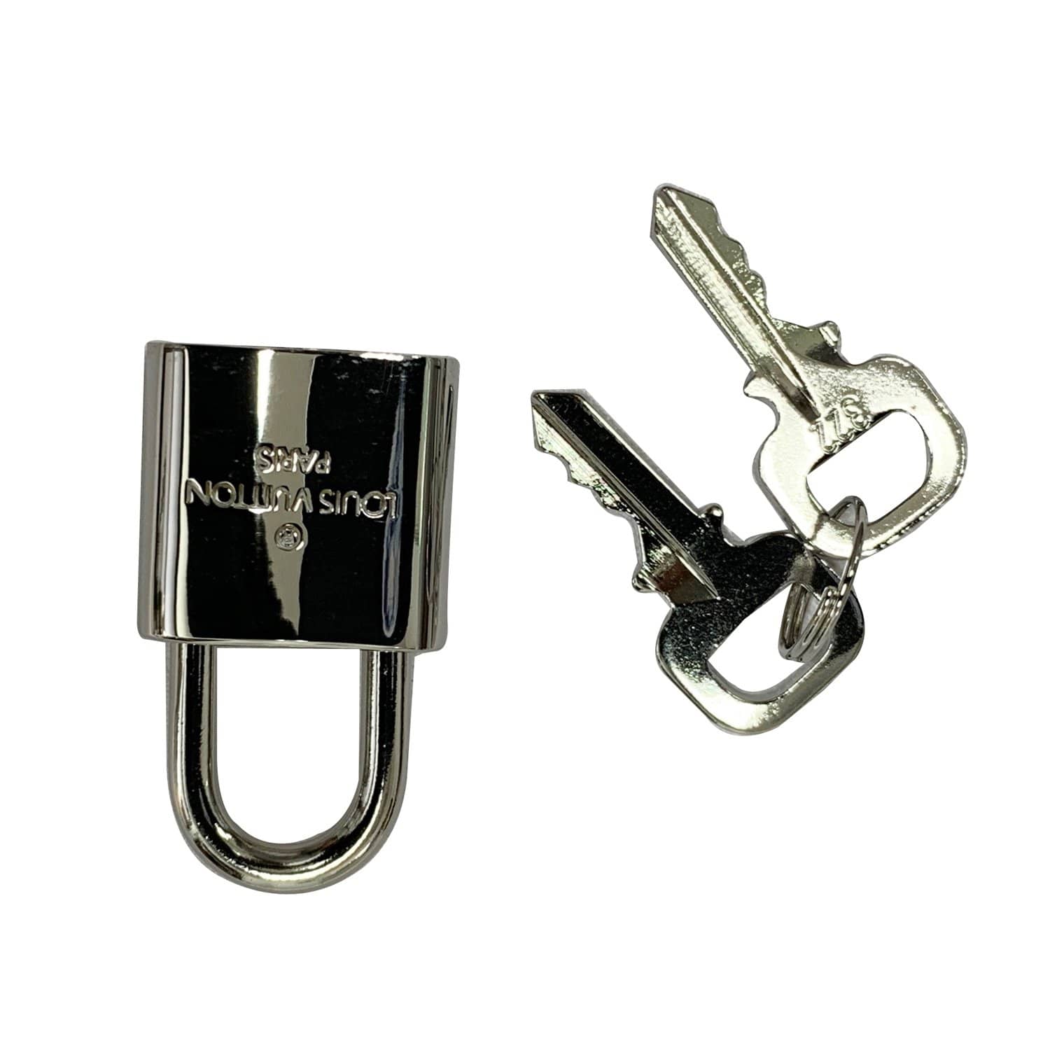 Louis Vuitton Louis Vuitton Silver Tone Padlock + 2 Keys