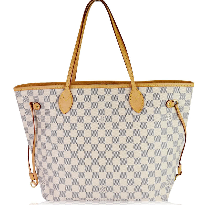 Louis Vuitton neverfull MM White ref.98274 - Joli Closet