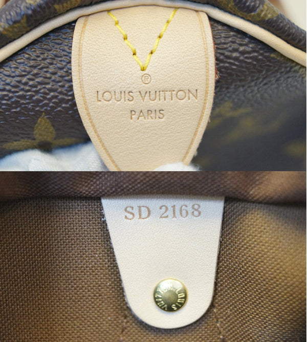 LOUIS VUITTON Monogram Canvas Speedy 25 Satchel Bag