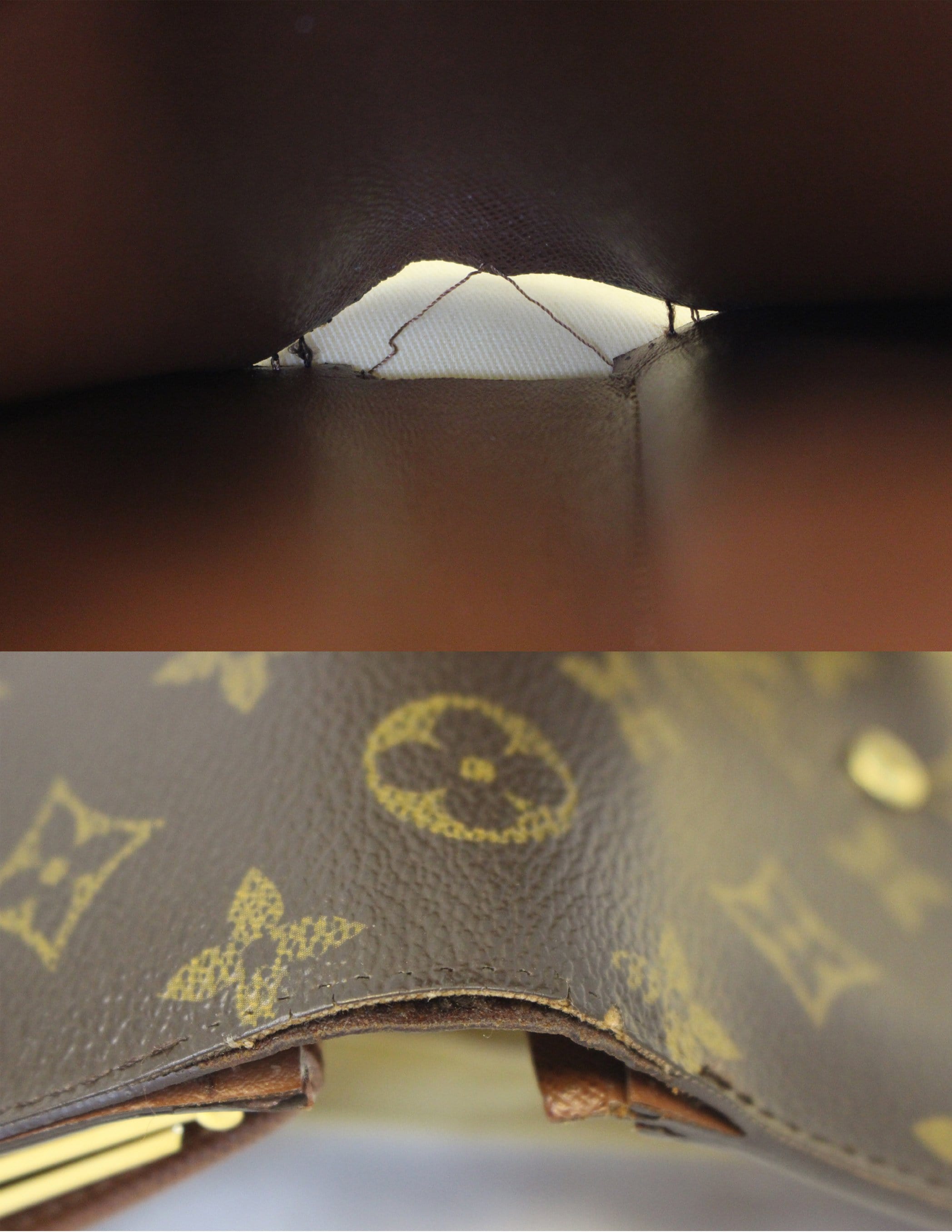 Authentic Louis Vuitton Vintage Monogram French Kiss Lock Bifold Wallet MI  871