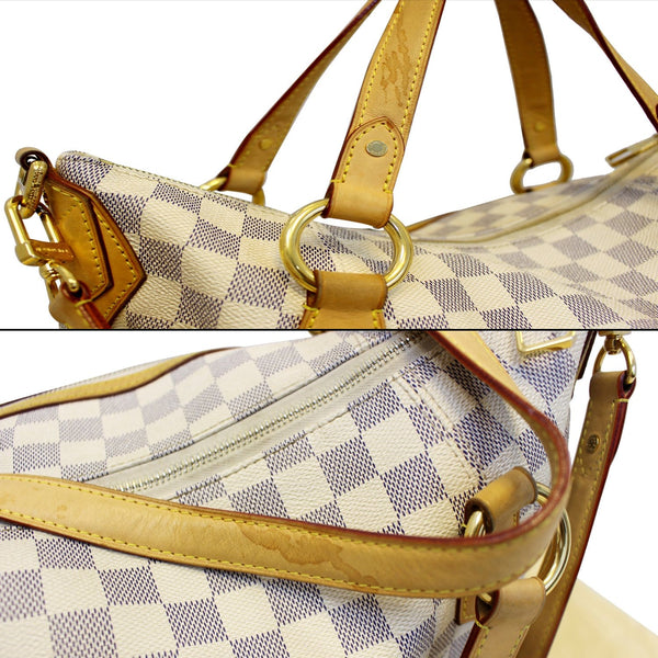 LOUIS VUITTON Evora MM Damier Azur Tote Shoulder Bag-US