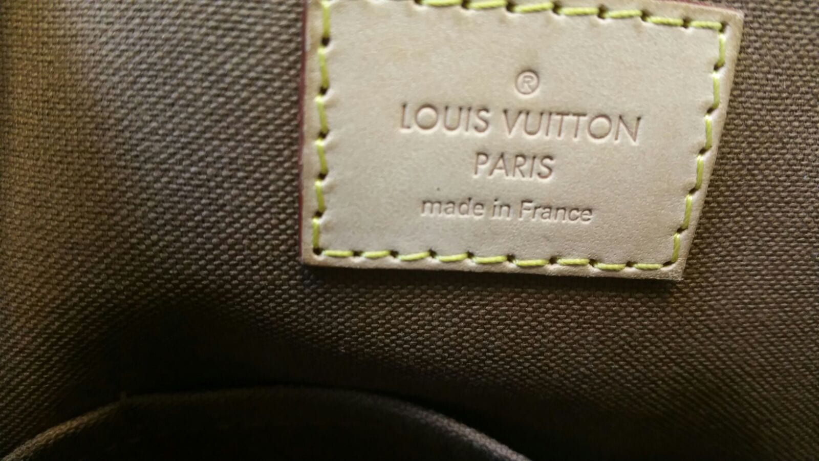 Tivoli leather handbag Louis Vuitton Brown in Leather - 37445646