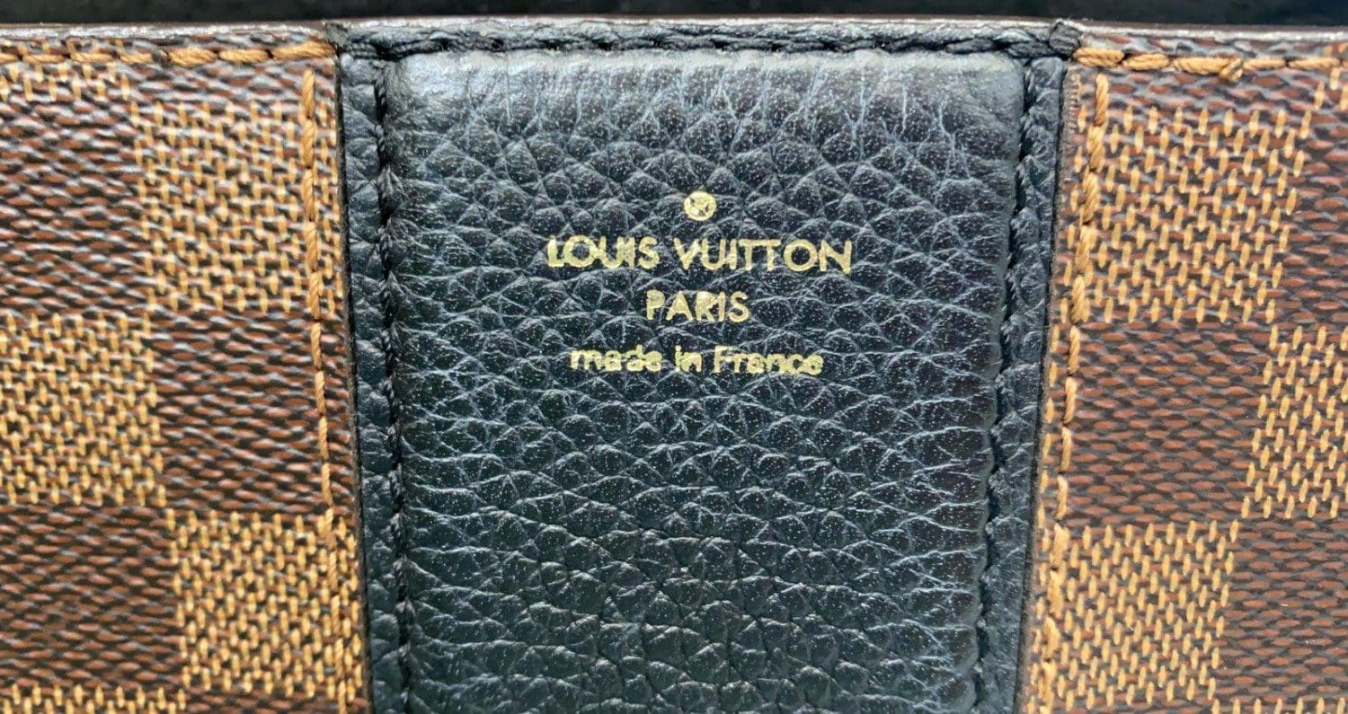 LOUIS VUITTON Damier Ebene Wight Chain Shoulder Bag N64420 LV Auth