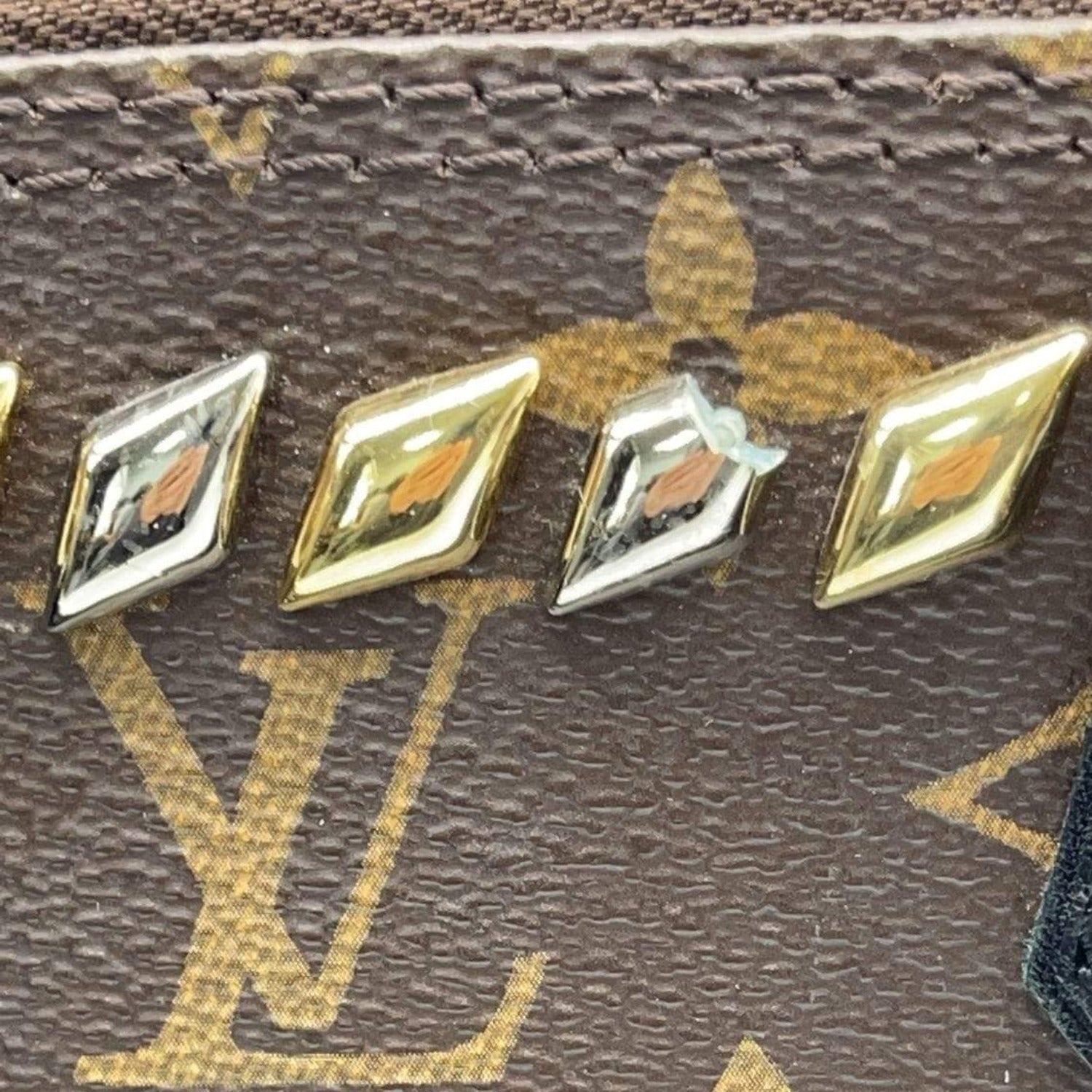 Louis Vuitton Double Card Holder Monogram Radiant Sun Monogram Macassar