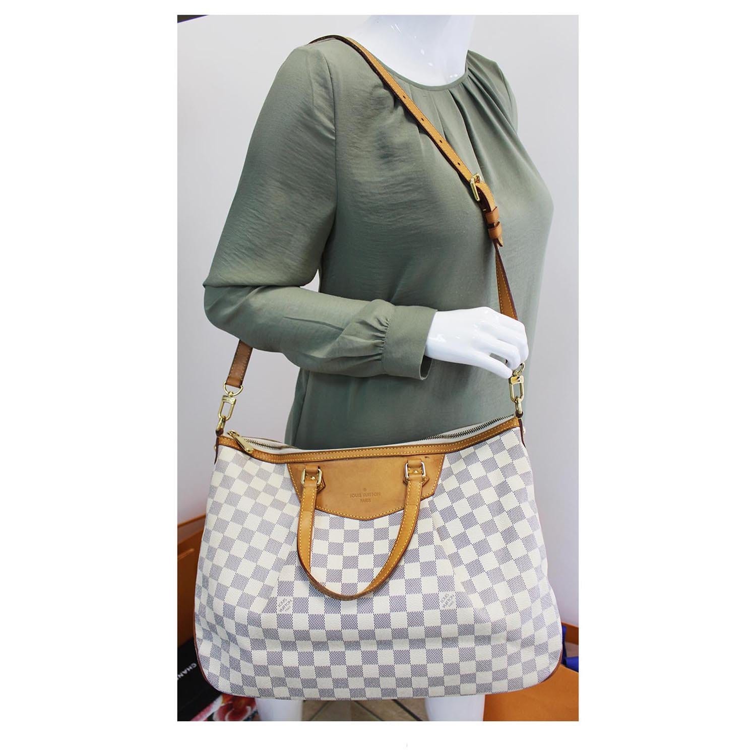 L*V Damier Azur Siracusa MM Shoulder Bag (SHF-14579) – ZAK BAGS ©️