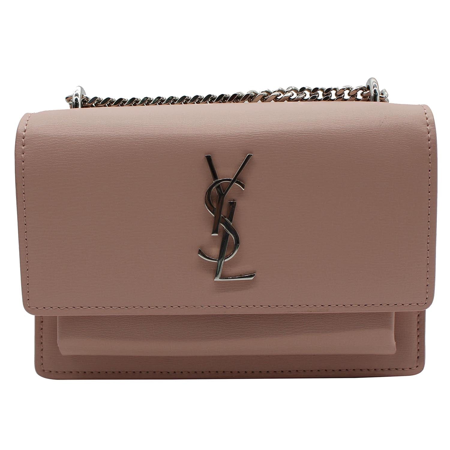 Sunset leather handbag Saint Laurent Pink in Leather - 34027992