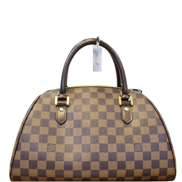 LOUIS VUITTON Damier Ebene Brown Ribera MM Satchel Bag - Last Call