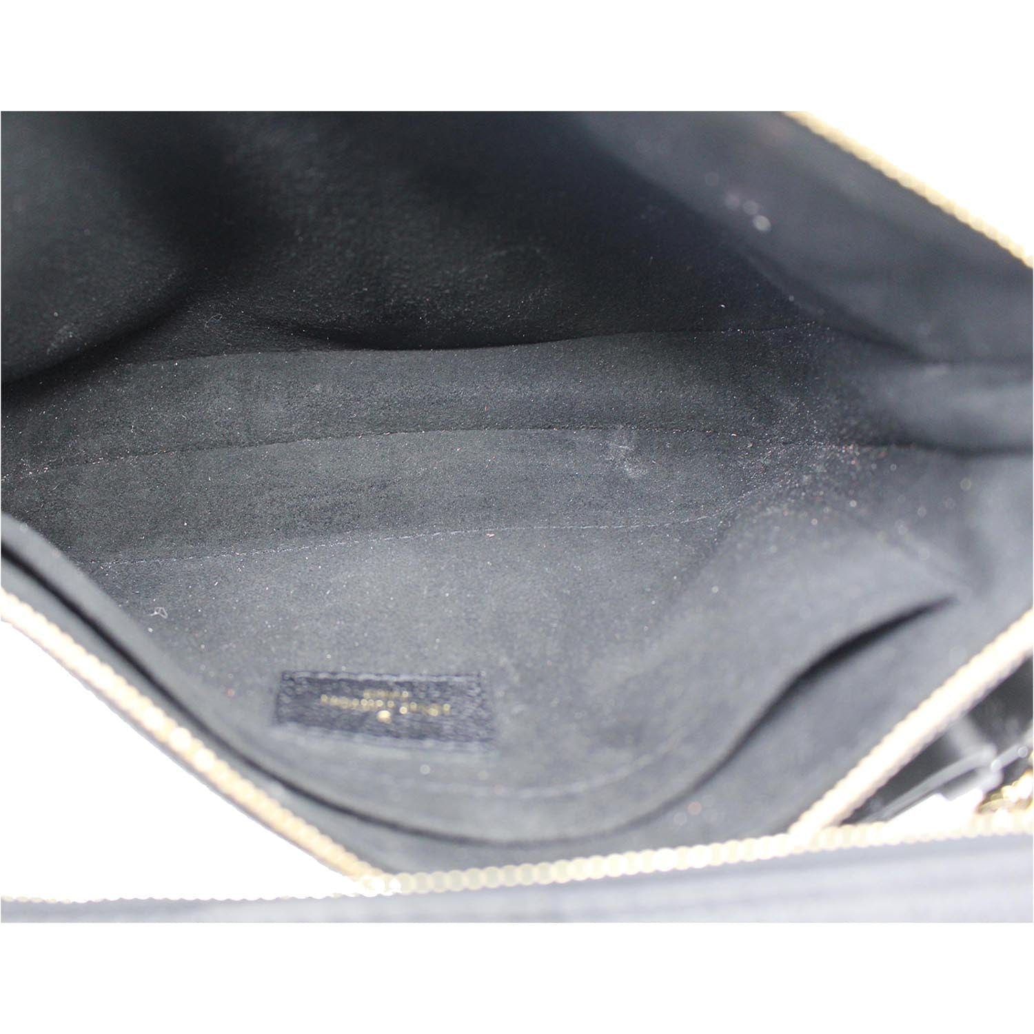 Louis Vuitton Black Empreinte Leather Multi Pochette