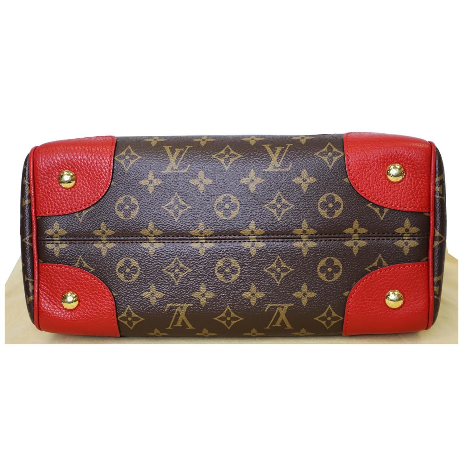 On My Side bag in red monogram canvas Louis Vuitton - Second Hand / Used –  Vintega