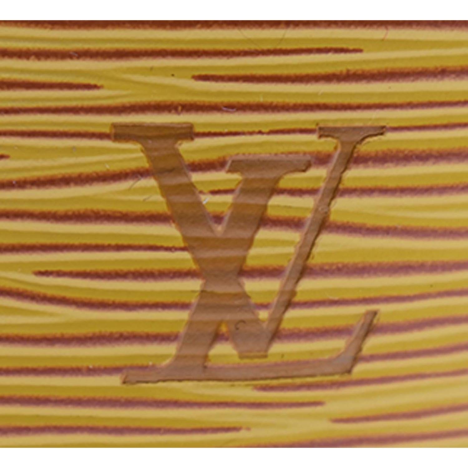 Authentic Louis Vuitton Epi Saint Jacques Hand Bag Brown M52273 LV J6160