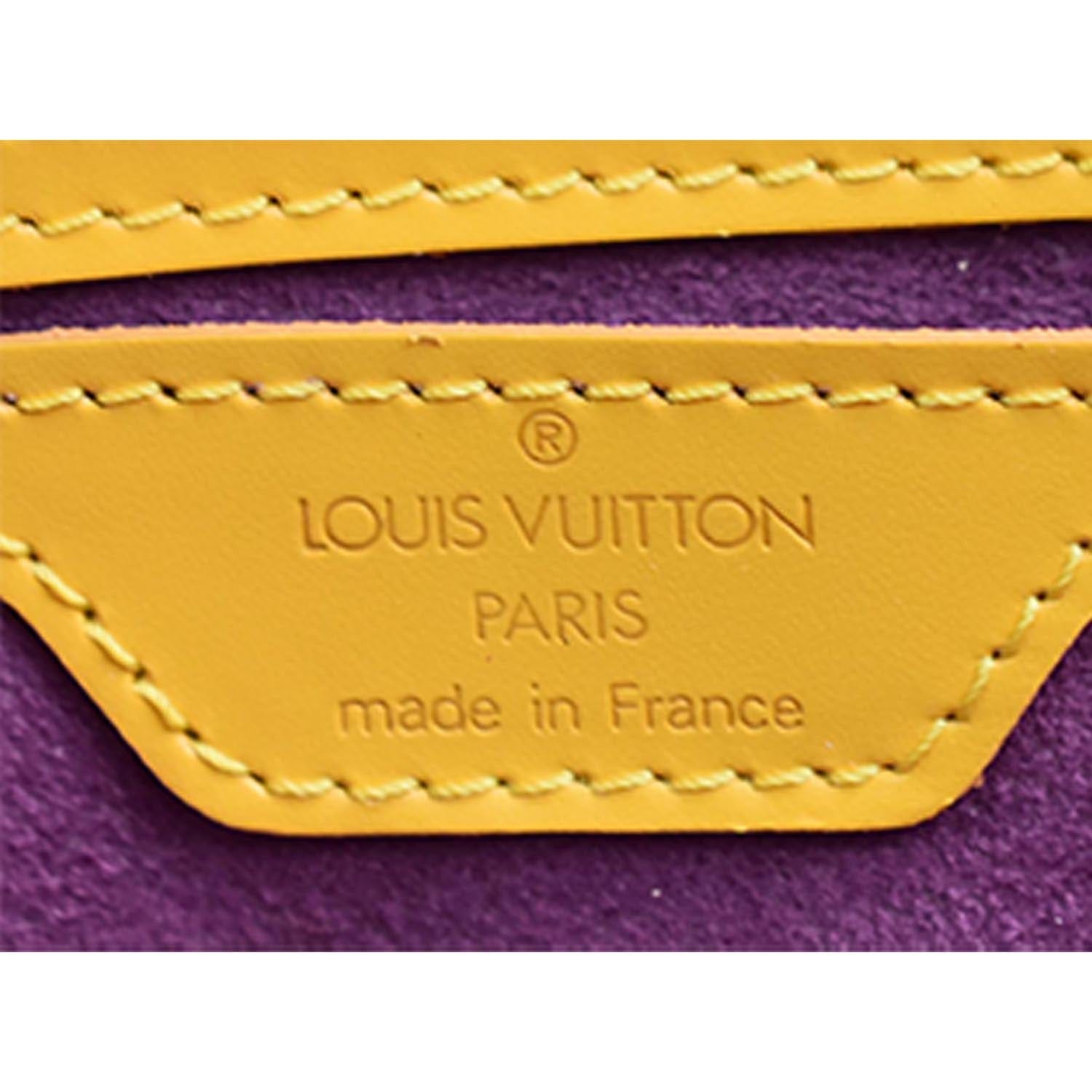 Authentic New Louis Vuitton Yellow Epi Leather French Wallet