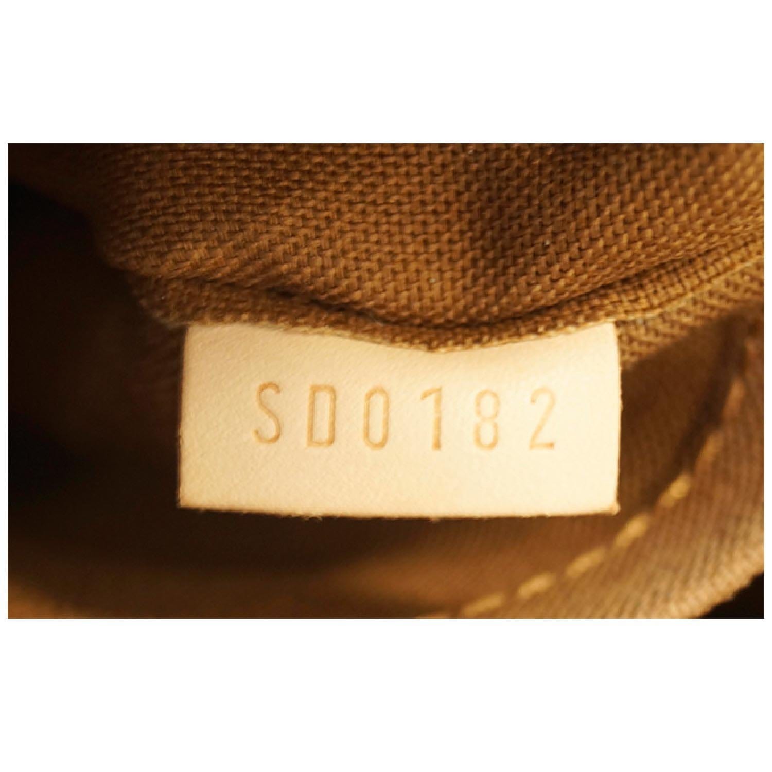 Louis Vuitton Monogram Galliera PM. Made in USA. Date code: SD0182