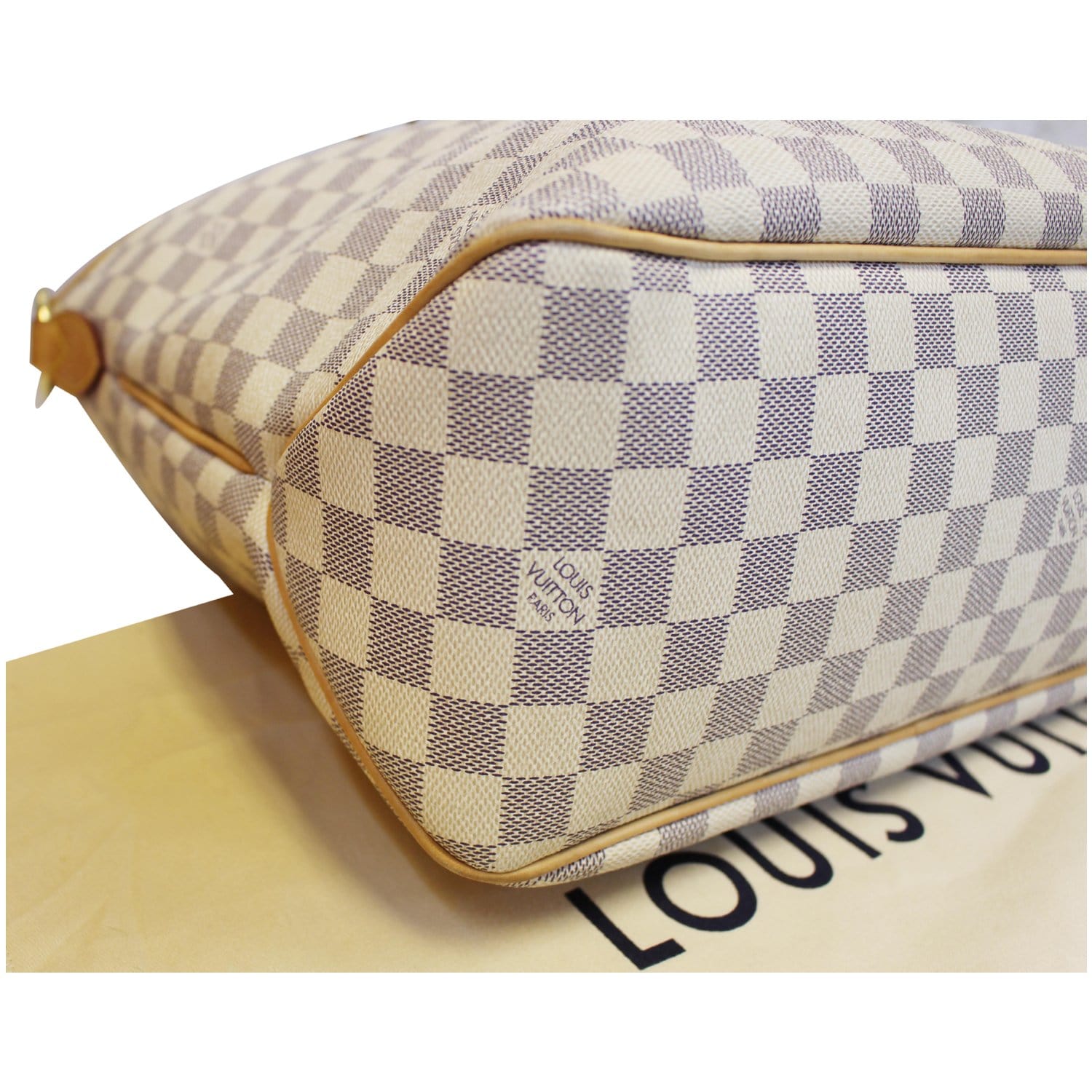 100％ Authentic Louis Vuitton Delightful MM Damier Azur Tote ShoulderBag  handbag