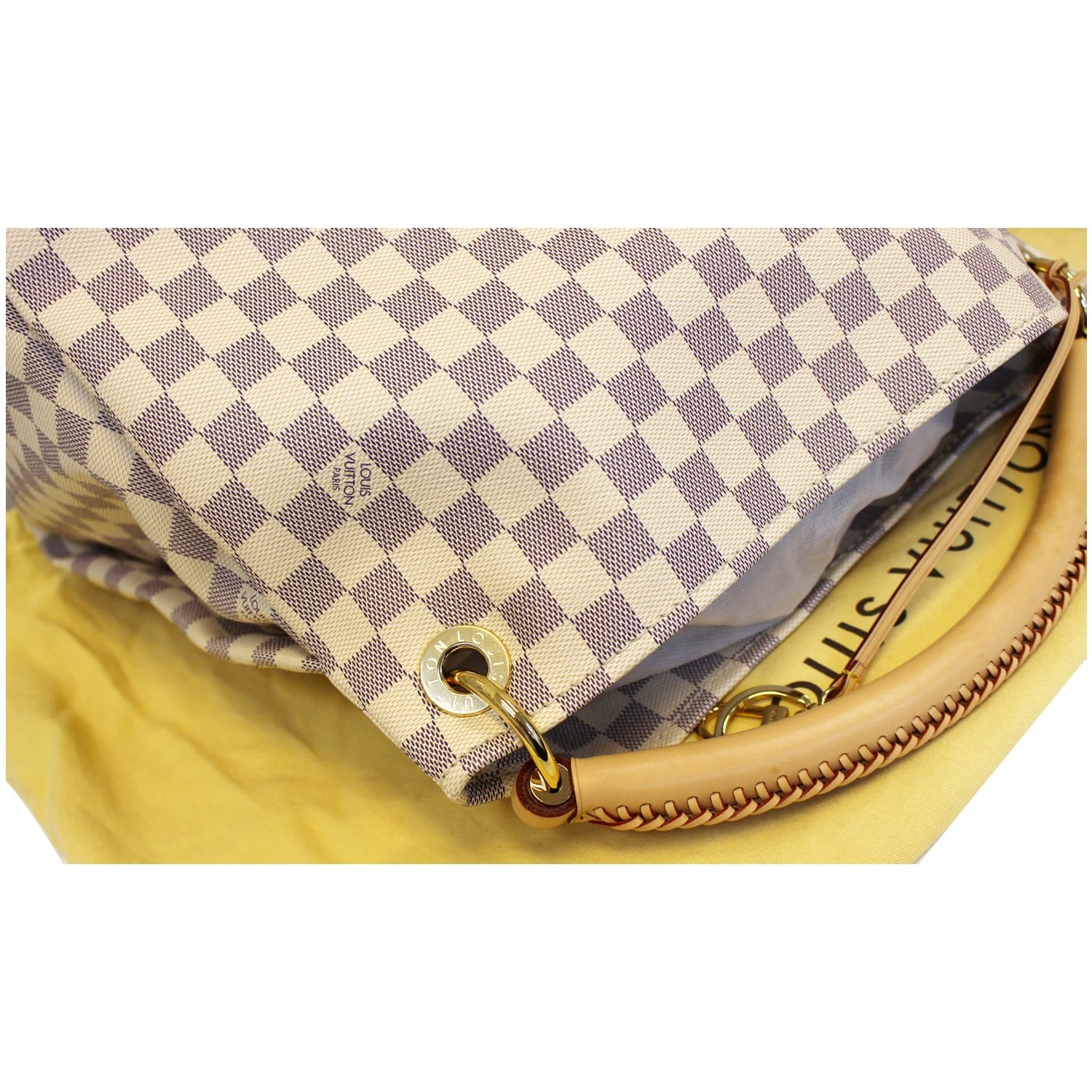 Louis Vuitton Vintage - Damier Azure Saleya GM Bag - White Ivory Blue -  Damier Canvas and Leather Handbag - Luxury High Quality - Avvenice