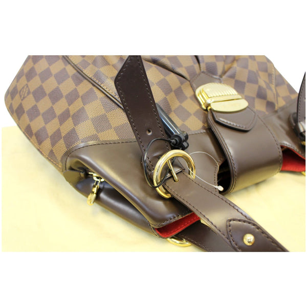 LOUIS VUITTON Sistina GM Damier Ebene Shoulder Handbag-US