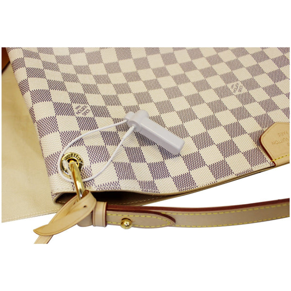 LOUIS VUITTON Graceful MM Damier Azur Shoulder Bag-US