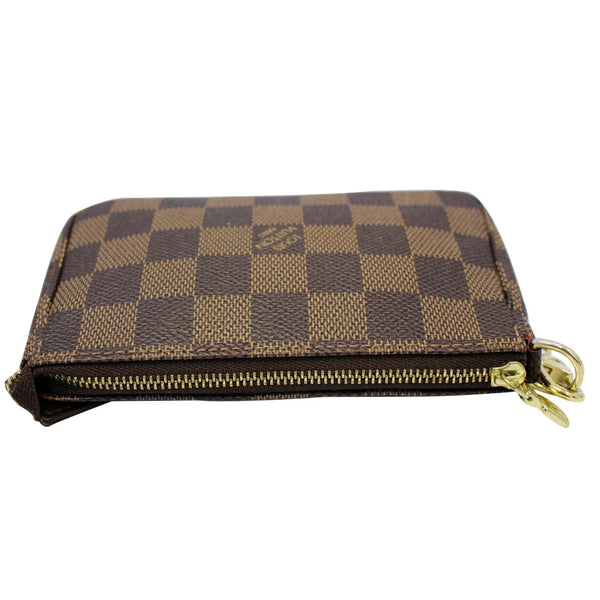 LOUIS VUITTON Mini Pochette Damier Ebene Accessoires Pouch-US