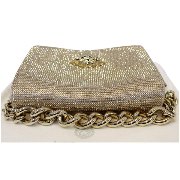 Versace Crystal Medusa Evening Sultan Hanbag Gold-US