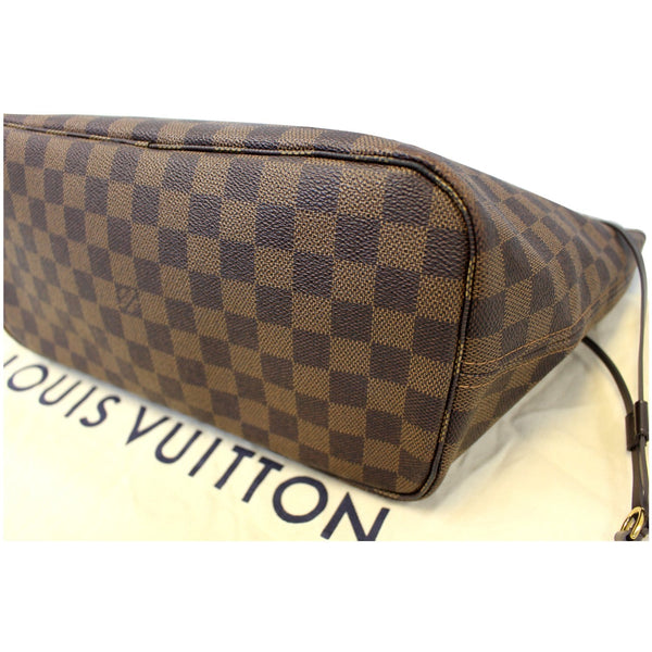 LOUIS VUITTON Neverfull MM Damier Ebene Tote Shoulder Bag-US