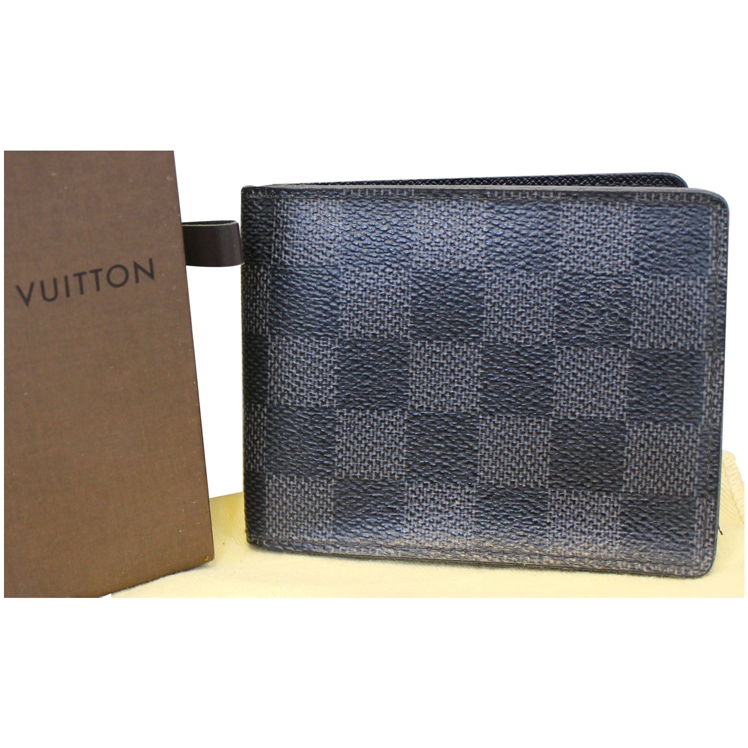 Authentic Louis Vuitton Damier Graphite Men's Multiple Wallet