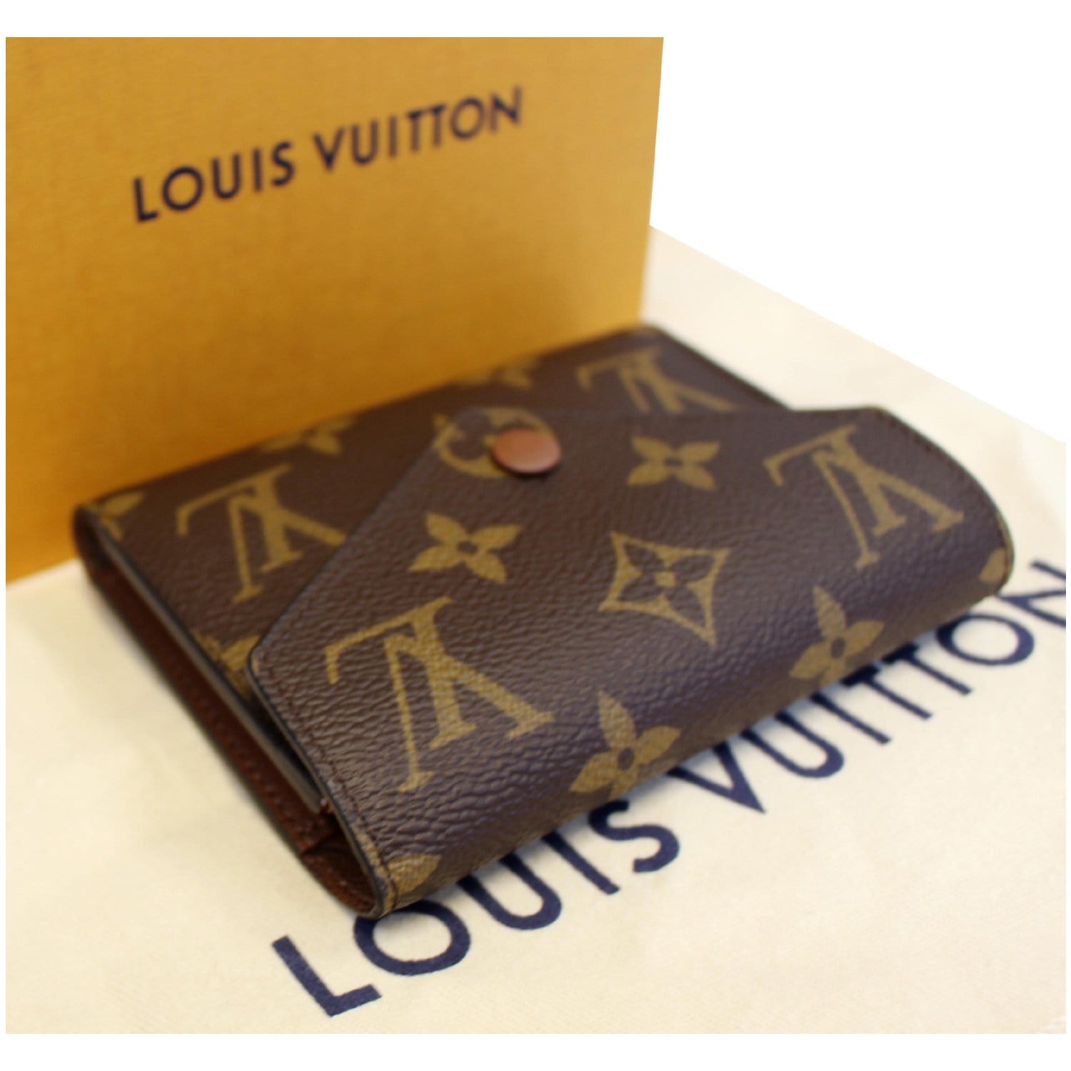 Louis Vuitton Victorine Wallet Damier Ebene Stories Red Lining in Coated  Canvas with Gold-tone - US