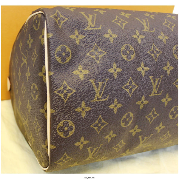 LOUIS VUITTON Speedy 35 Monogram Canvas Satchel Bag-US