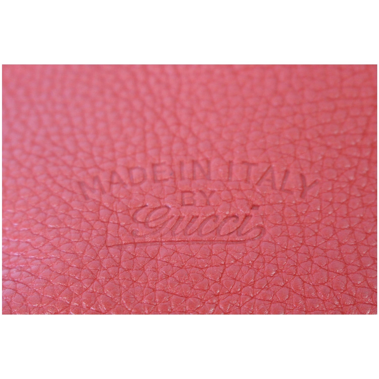 GUCCI Lady Tassel Bucket Leather Shoulder Bag Red 354472