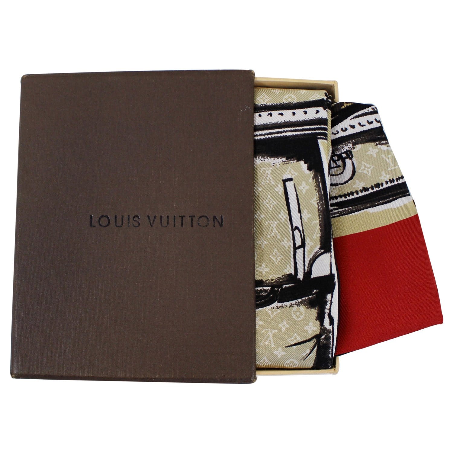 Louis Vuitton Limited Edition Silk Scarf with Box