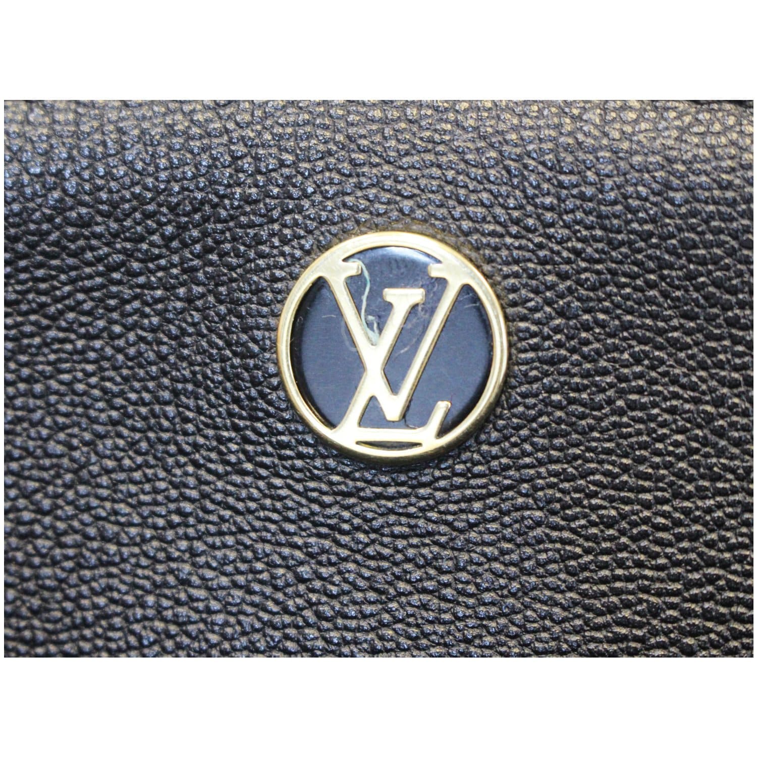 Black Louis-Vuitton Florine Tote Bag Canvas Leather with Strap