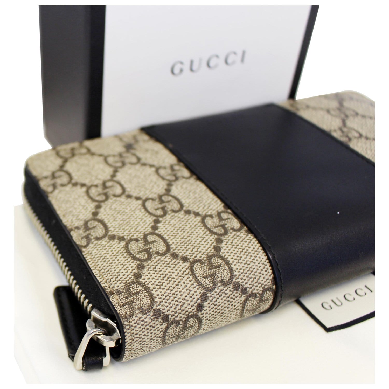 Gucci GG Supreme Caleido Zip Around Wallet (ORZ) 144010002757 du
