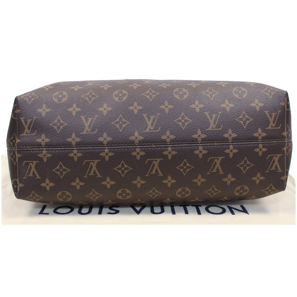 LOUIS VUITTON Graceful MM Monogram Canvas Shoulder Bag Brown