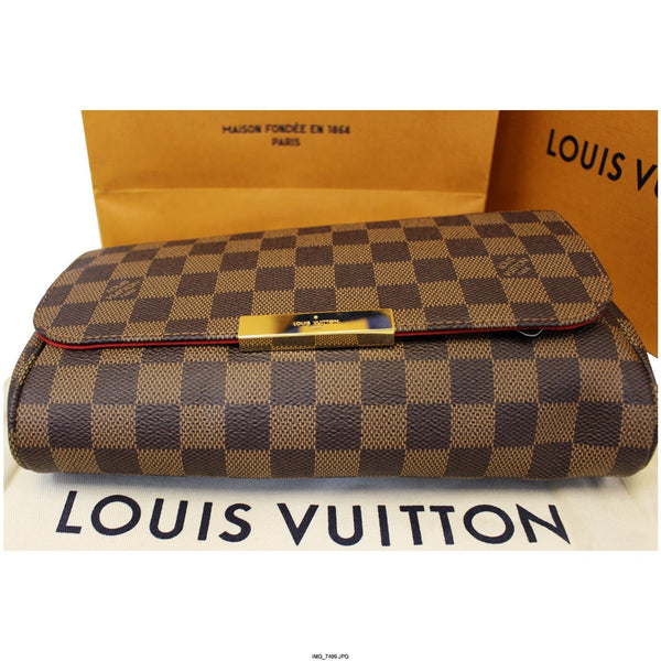 LOUIS VUITTON Favorite PM Damier Ebene Shoulder Crossbody Bag-US