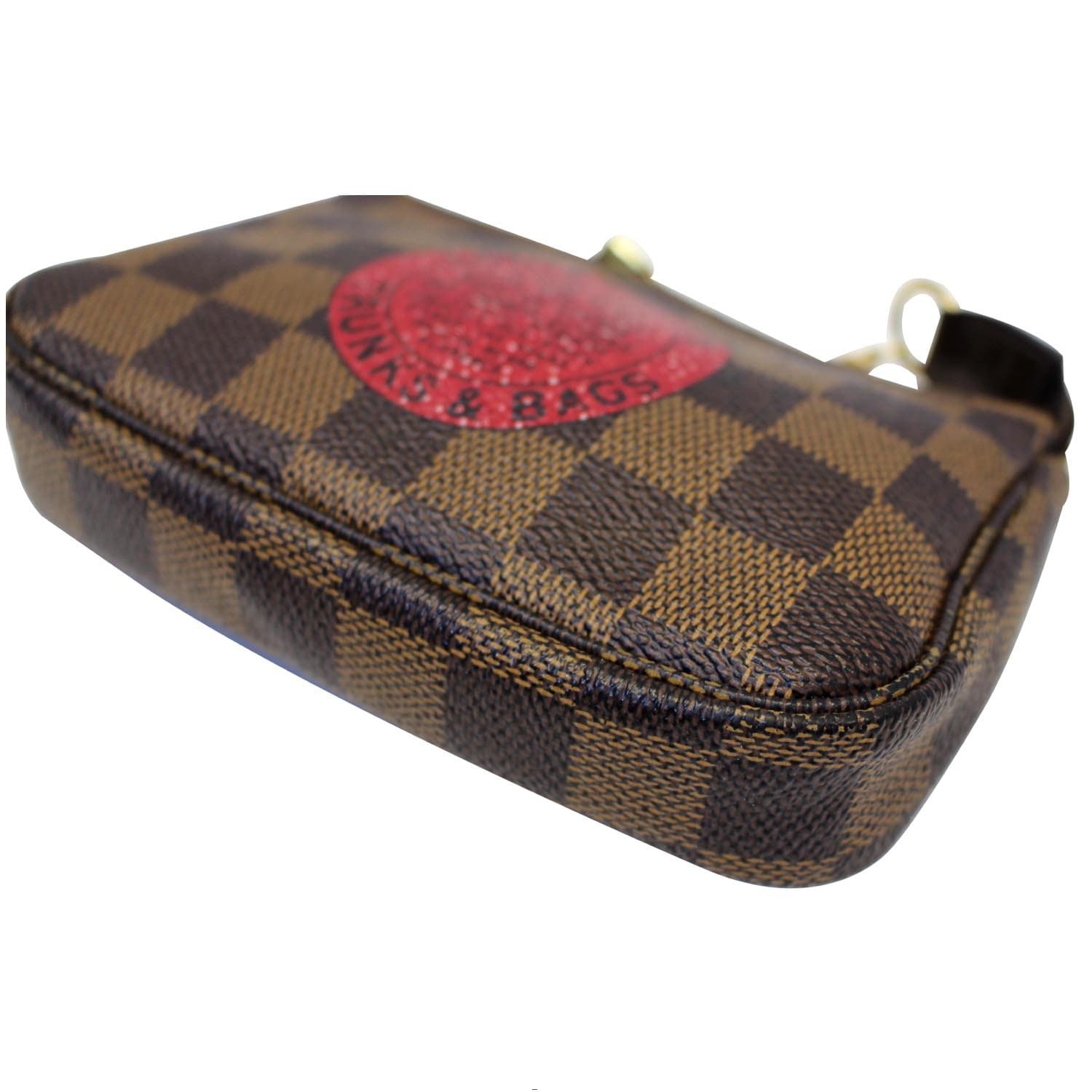 Louis Vuitton Limited Edition Damier Canvas Trunks & Bags Mini Accessories  Pochette Bag - Yoogi's Closet