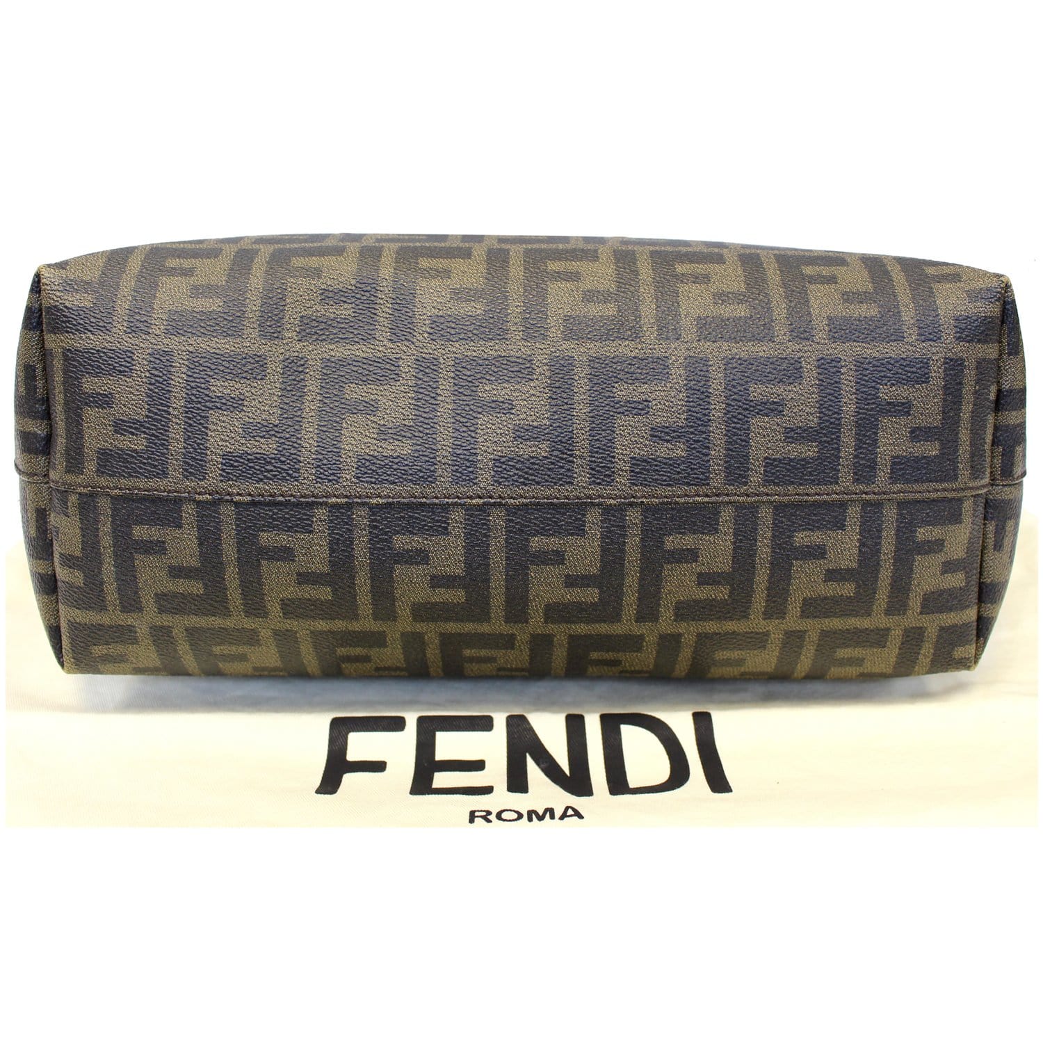 FENDI Authentic Vintage Zucca Small Handbag 