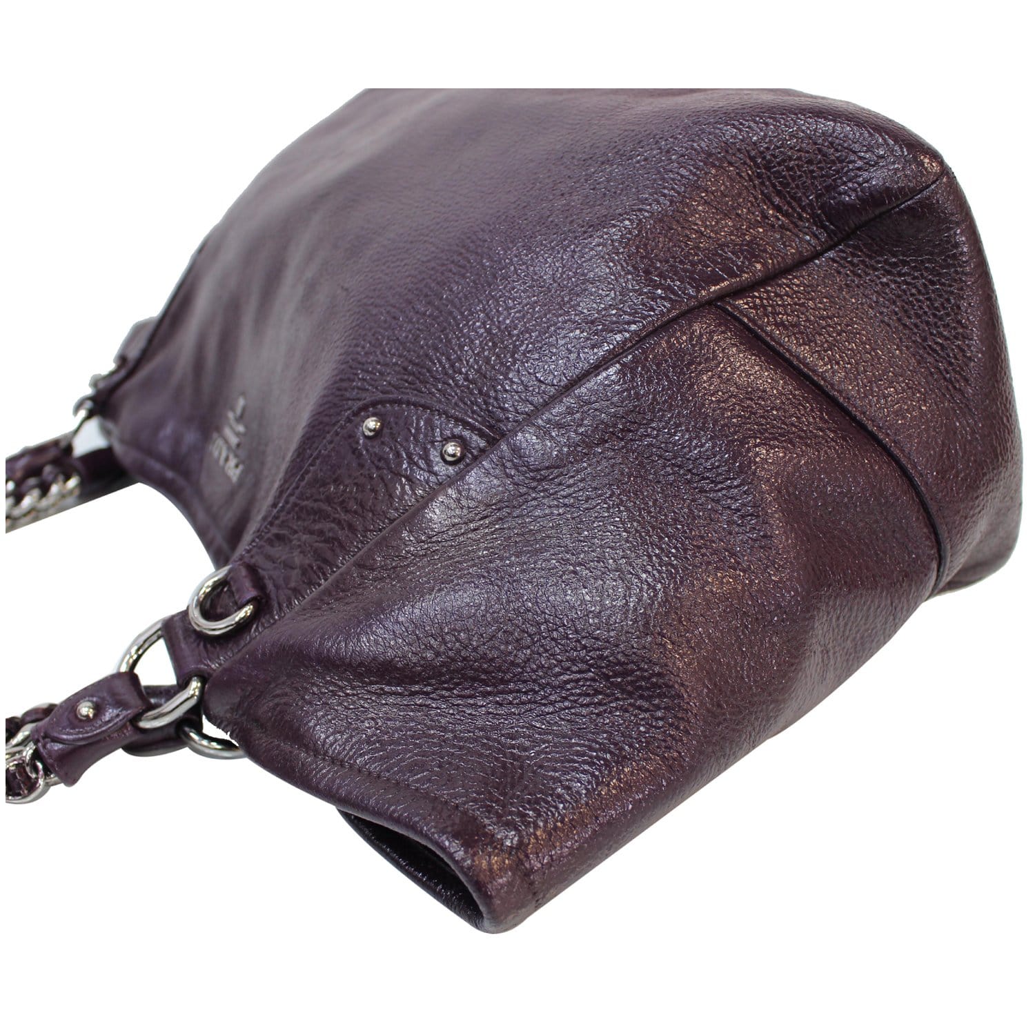 Prada Cervo Lux Chain Tote - Brown Totes, Handbags - PRA577083