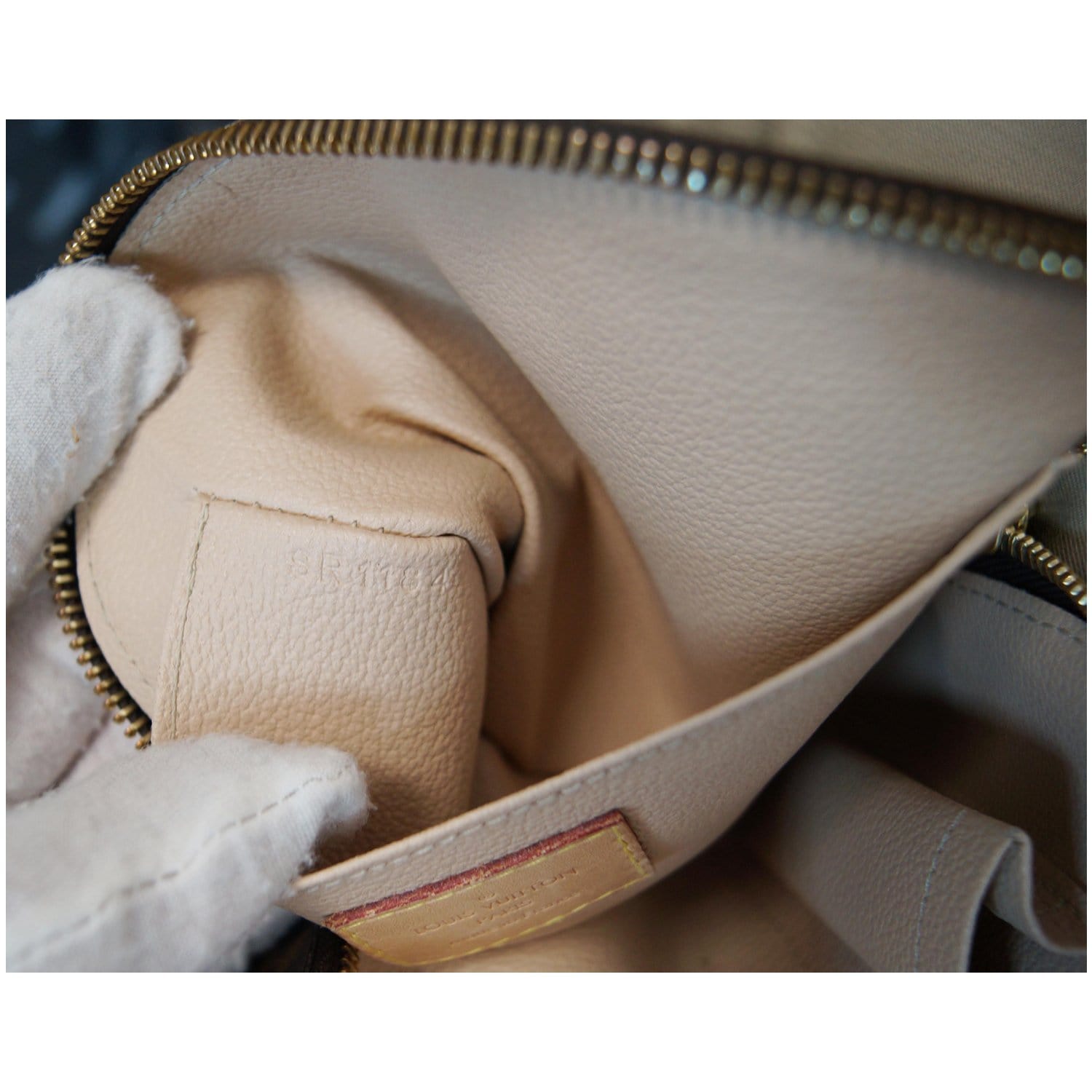 Louis Vuitton - Authenticated Double Zip Handbag - Cloth Brown for Women, Never Worn