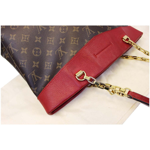 LOUIS VUITTON Pallas Chain Shopper Bag Monogram Canvas Cherry-US