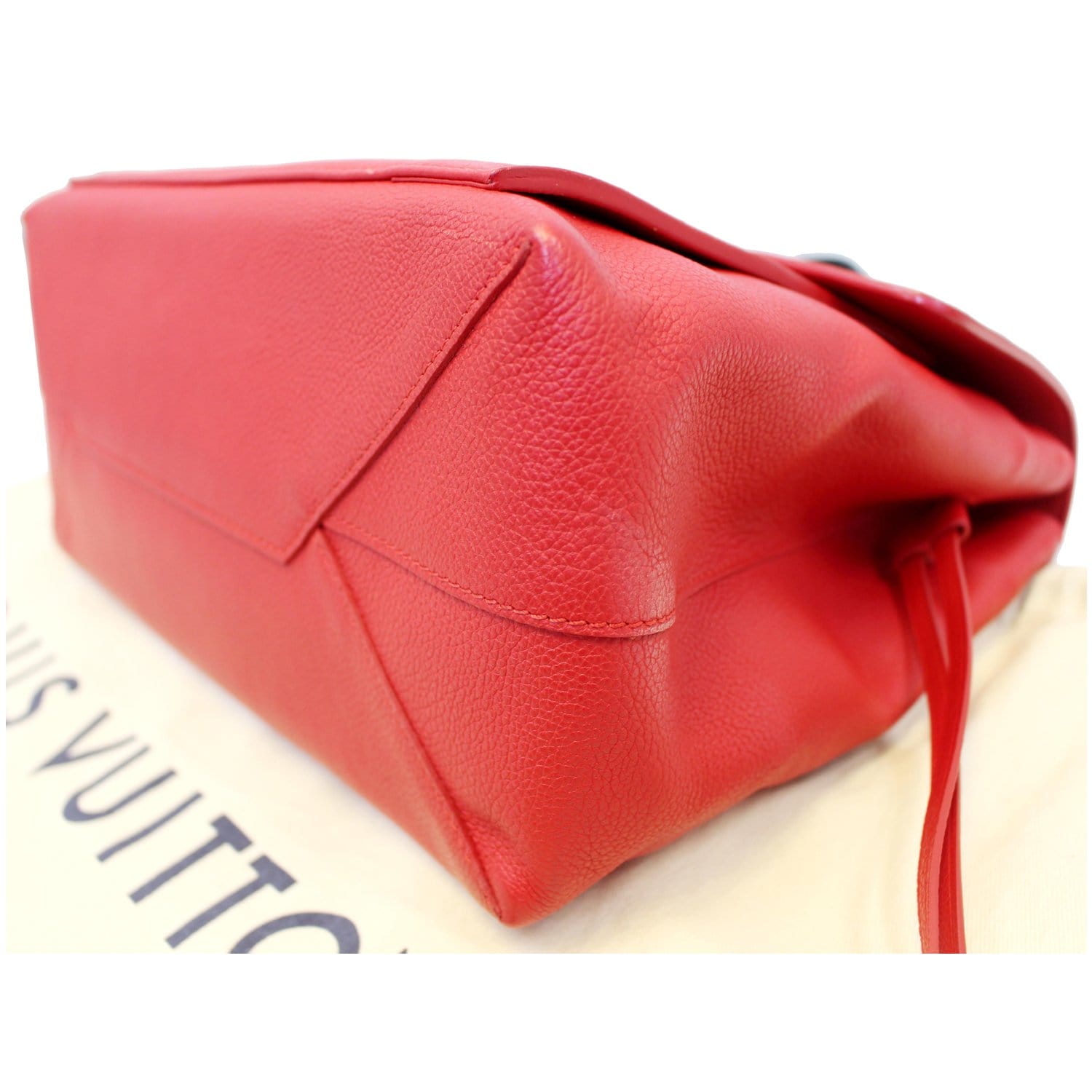 Louis Vuitton Marine/Rouge Leather Lockme PM Bag at 1stDibs