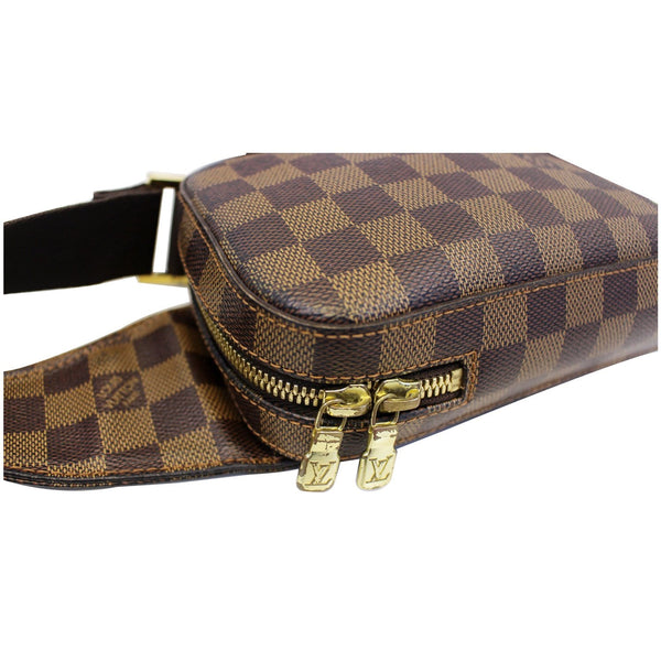 LOUIS VUITTON Damier Ebene Geronimos Brown Hip Bag-US